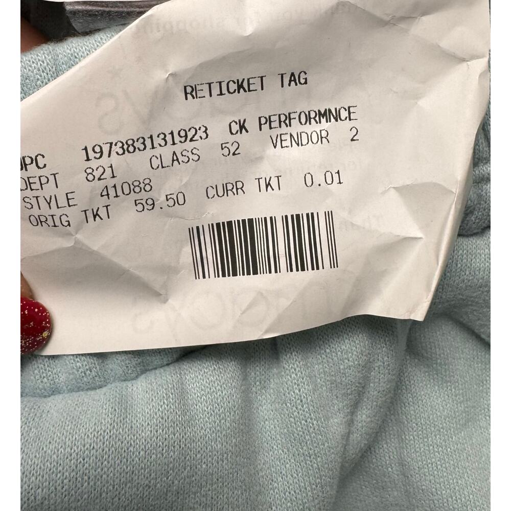 Calvin Klein Women's Fleece Logo Stripe Joggers NWOT SEA LEVEL SIZE XS - Picture 6 of 9